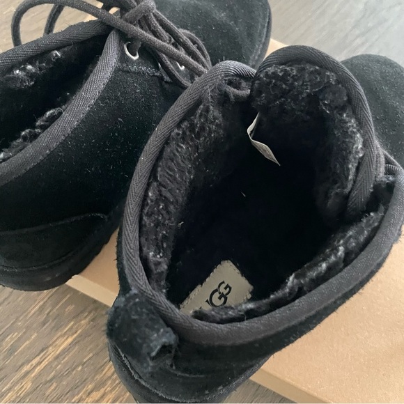 UGG Neumel Boot lined in upcycled UGGplush Size 8 Color Black - Picture 8 of 13